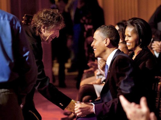 Los Obama y las celebridades