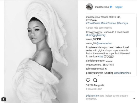 The Towel Series by Mario Testino