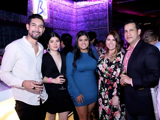 David Fortín, Luisa Peña, María José Padgett, Karla Campos y Federico Fiallos