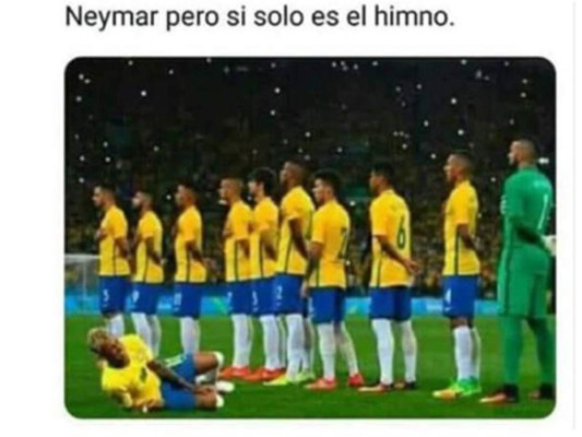 Los mejores memes de Neymar en el Mundial de Rusia 2018