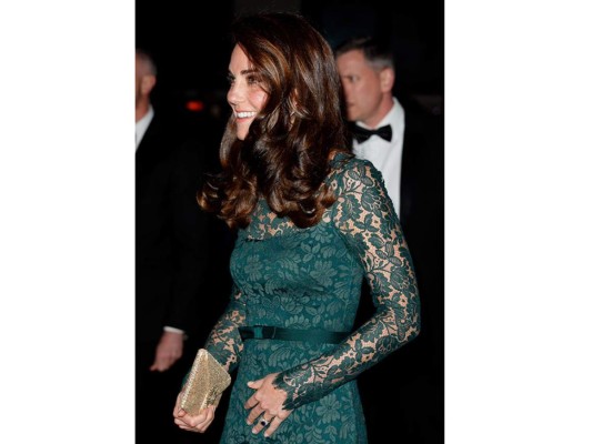 Kate Middleton se lució en la gala de National Portrait Gallery