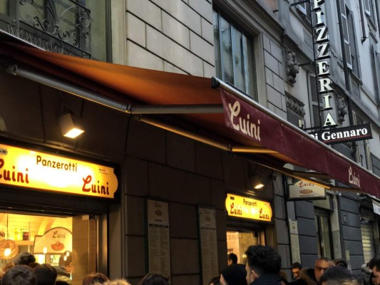 El Panzerotti de Luini Milano (Fotografías tomadas por: José Vargas)