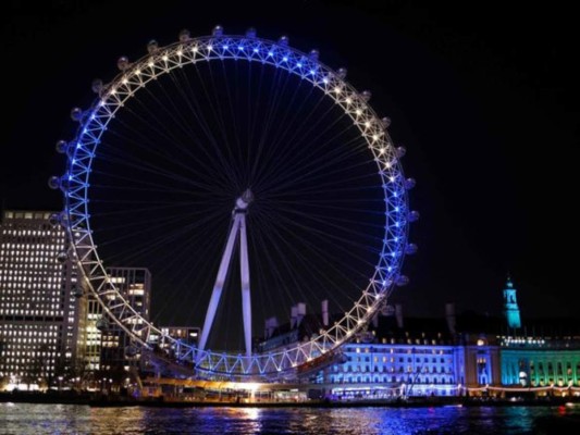 El London Eye en Inglaterra.