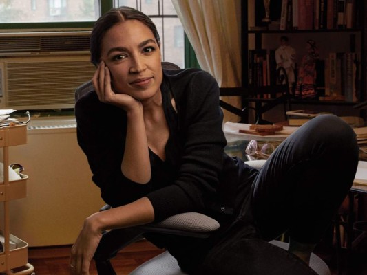 Alexandra Ocasio nació el 13 de octubre de 1989, en el Bronx, Nueva York. Es hija de Blanca Ocasio- Cortez y Sergio Ocasio. Sus padres son de ascendencia puertorriqueña, fueron una familia de bajo recursos que vivió en el barrio de Parkchester, Bronx, luego se mudaron a una casa en Yorktown Heights, un suburbio del condado de Westchester.