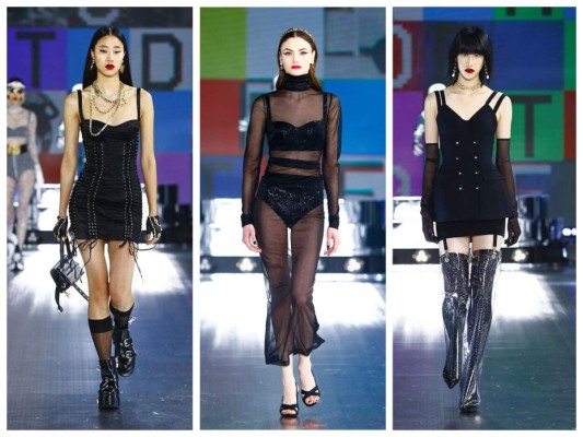 Los looks monocromáticos no se quedaron atrás, haciendo de la pasarela un show de estéticas diferentes.
