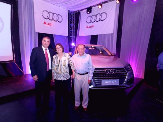 El cóctel del lanzamiento del Audi Q7