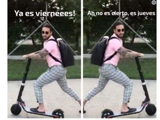 Los mejores memes de Maluma y sus looks