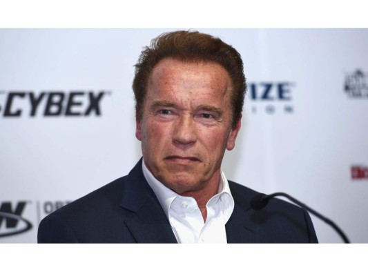 Arnold Shwarzenegger durmió bajo su estatua