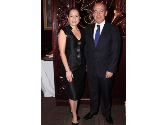 Cena con Felipe Calderón