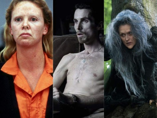 Las estrellas de Hollywood siempre tienen que verse bellas e impecables, ¿o no? ¿Cuánto estarían ellos dispuestos a perder por un papel en alguna cinta o serie? Aquí te listamos algunos actores que cambiaron radicalmente su apariencia para poder interpretar personajes 'feos'.