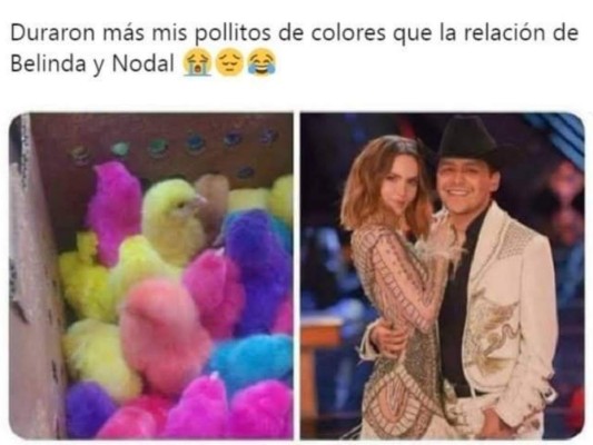 Los mejores memes de la separación entre Christian Nodal y Belinda