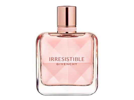 IRRÉSISTIBLE EAU DE TOILETTE by GIVENCHY. Un perfume etéreo y seductor, que evoca el mundo de la danza y nos envuelve con un sutil velo floral. Su combinación de Rosa Radiante y delicadas maderas almizcladas es simplemente irresistible.