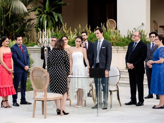 La boda civil de Alicia María Rodríguez y Rodrigo Gabriel Kattan