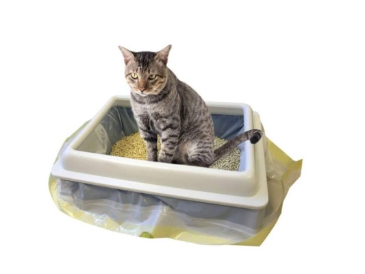 Arena higiénica para gatos.