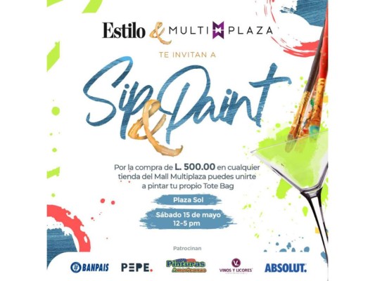 ¡Te invitamos a nuestro Sip y Paint!