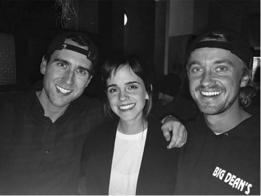 Neville, Hermione y Draco reunidos nuevamente