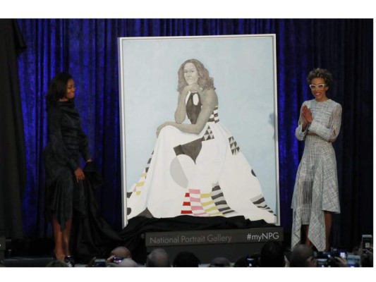 Retratados Barack y Michelle Obama en el National Portrait Gallery