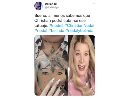 Los mejores memes de la separación entre Christian Nodal y Belinda