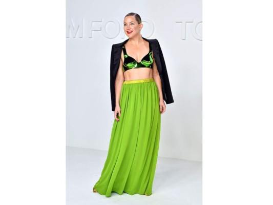 Kate Hudson acudió a la pasarela de Tom Ford