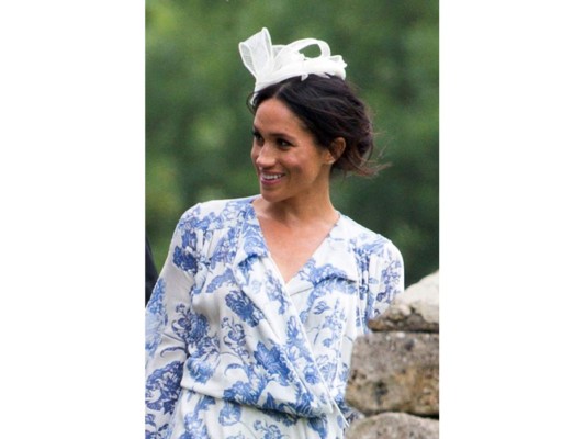 El vestido que Meghan Markle usó en la boda de Celia McCorquodale