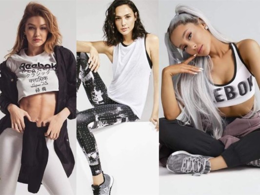 anfitrión Legítimo Adaptación Ariana Grande, Gigi Hadid y Gal Gadot en la nueva campaña de reebok