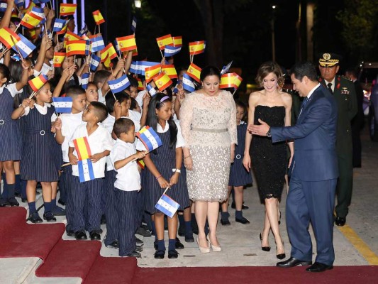 Honduras: Una cena con Letizia en Casa de Gobierno