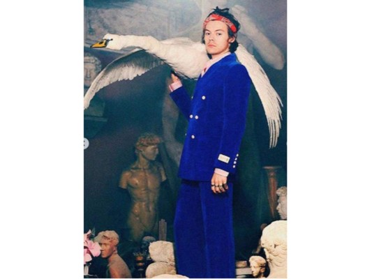 Harry Styles protagoniza nueva campaña de Gucci, con cerdos y cisnes