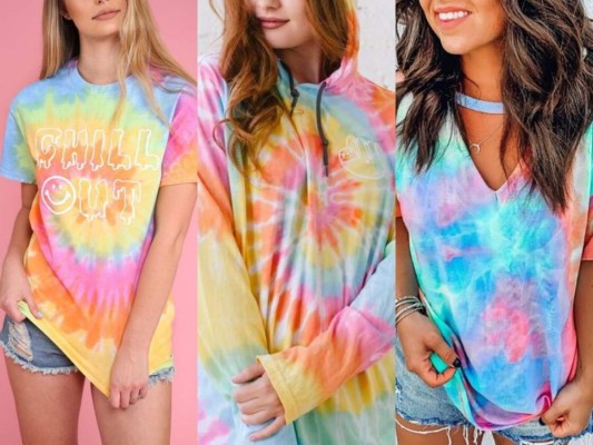 15 prendas efecto Tie-Dye perfectas para lucir durante la cuarentena