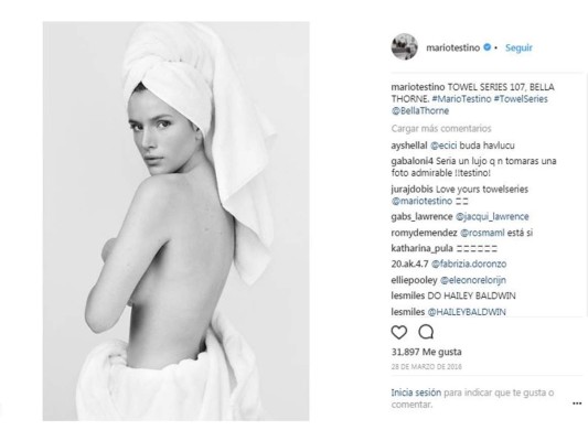 The Towel Series by Mario Testino