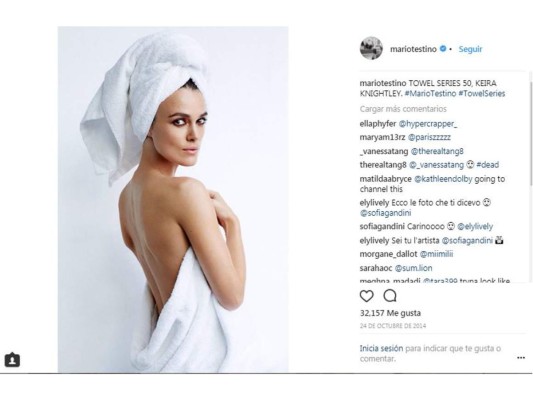 The Towel Series by Mario Testino