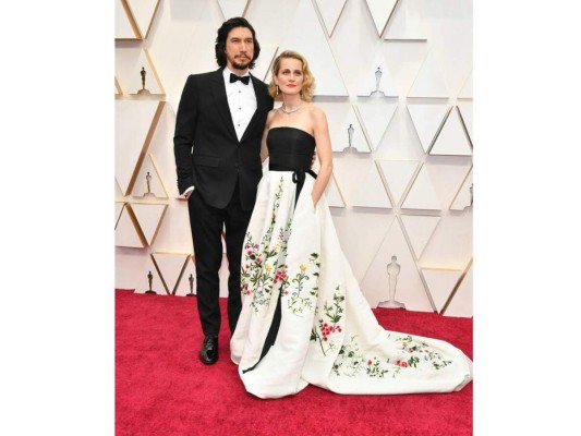 Adam Driver y Joanne Tucker