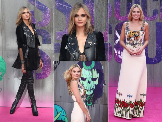 Londres: Cara Delevingne y Margot Robbie
