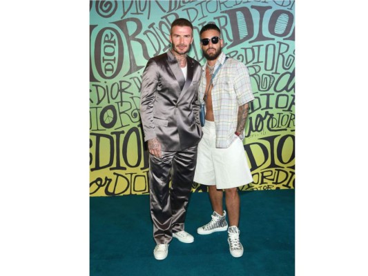 David Beckham y Maluma
