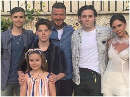 La famila Beckham envió un dulce mensaje de cumpleaños a la pequeña Harper