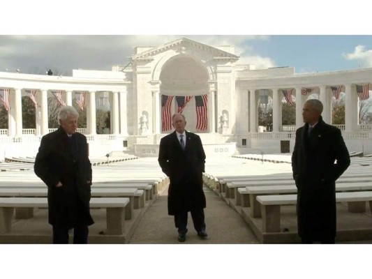 Bill Clinton, George Bush y Barack Obama ofrecieron un mensaje sobre buscar el bien común.