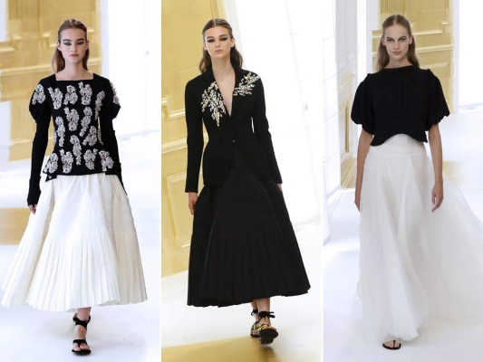 Amplias faldas son parte de la propuesta de Christian Dior para el otoño invierno 2016/2017