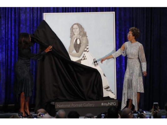 Retratados Barack y Michelle Obama en el National Portrait Gallery