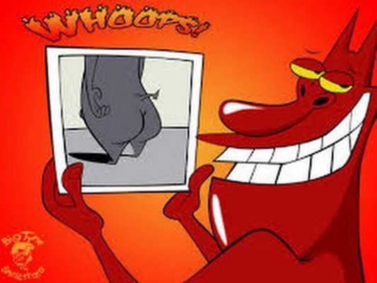 El diablito llamado “Rojo”, en el programa La vaca y el pollito, también se ha confirmado que pertenece a la comunidad LGBT, él siempre tendía a querer vestirse como mujer, lo que hace pensar que era travesti.
