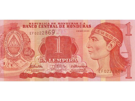 Honduras entre los billetes más bellos del mundo