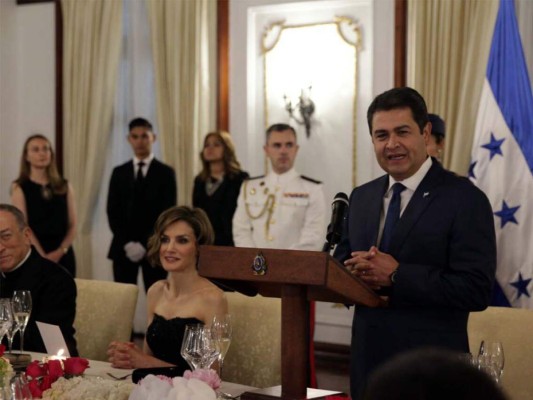 Honduras: Una cena con Letizia en Casa de Gobierno