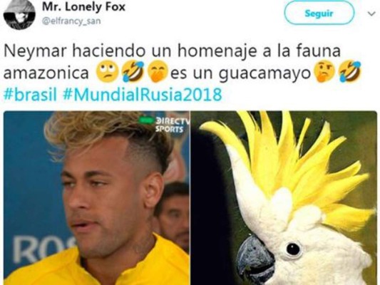 Los mejores memes de Neymar en el Mundial de Rusia 2018