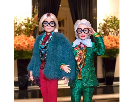 Iris Apfel, el ícono de la moda ahora tendrá su propia Barbie