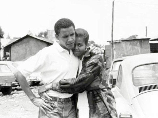 La historia de Michelle y Barack Obama en imágenes