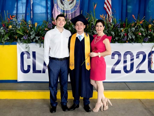 Sebastián Sosa y familia