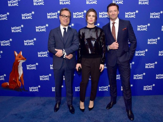 Erick Elías, Diego Boneta y Hugh Jackman juntos en el evento de Montblanc