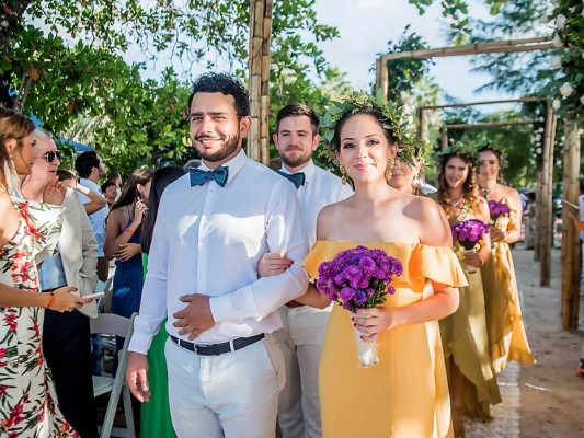 Boda de Dharya Williams y Roberto Kattán