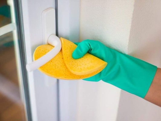 1. Manijas de las puertas<br/>Ya sean las del baño, de los dormitorios, de las puertas de entrada, o de la cocina, todas las manijas deben estar limpias pues las manos tienen contacto directo con estas y ahí se acumulan muchas bacterias.<br/>