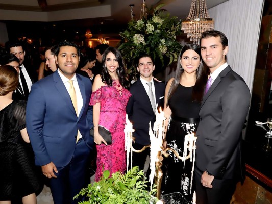 Marcio Lagos, Tatiana Espinoza, Javier Tavel, Monique y Gabriel de Lamare (fotografías: Hector Hernández)