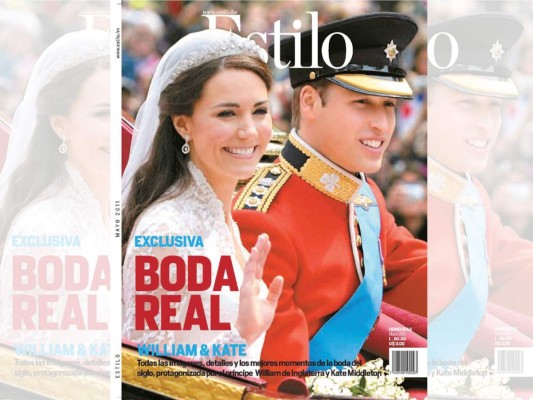 Kate Middleton y el príncipe William protagonizaron la portada de ESTILO en mayo de 2011