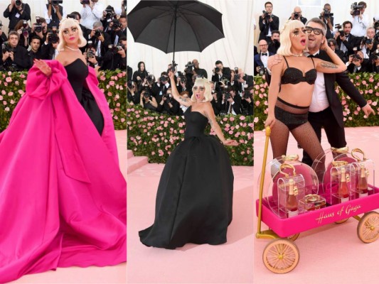 La cantante ha conquistado la alfombra rosa y ha hecho historia con su despampanante look rosa fucsia firmado por Brandon Maxwell del que saldrían otros tres sorprendentes estilismos que hizo enloquecer a la prensa.
